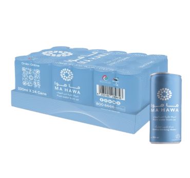 Ma Hawa Bottled Drinking Still Water Can 24 x 250 Ml Pack